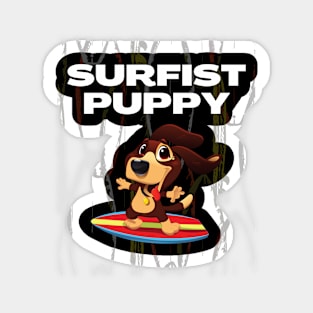 THE SURFIST PUPPY Sticker